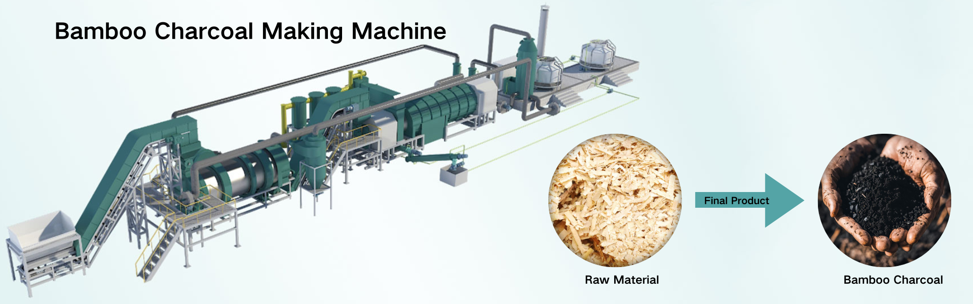 Bamboo Charcoal Making Machine