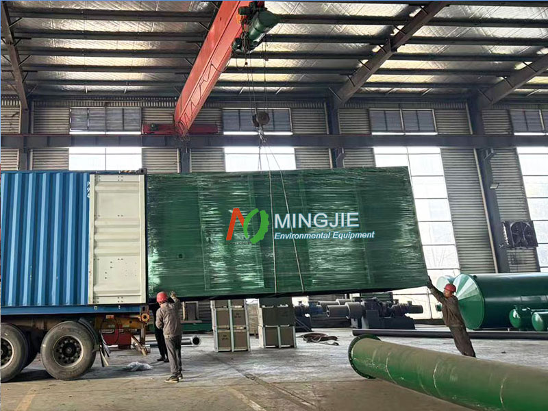 3 Pyrolysis Plants for Sale to South Africa 5 MJ-15 Plastic Pyrolysis Plant