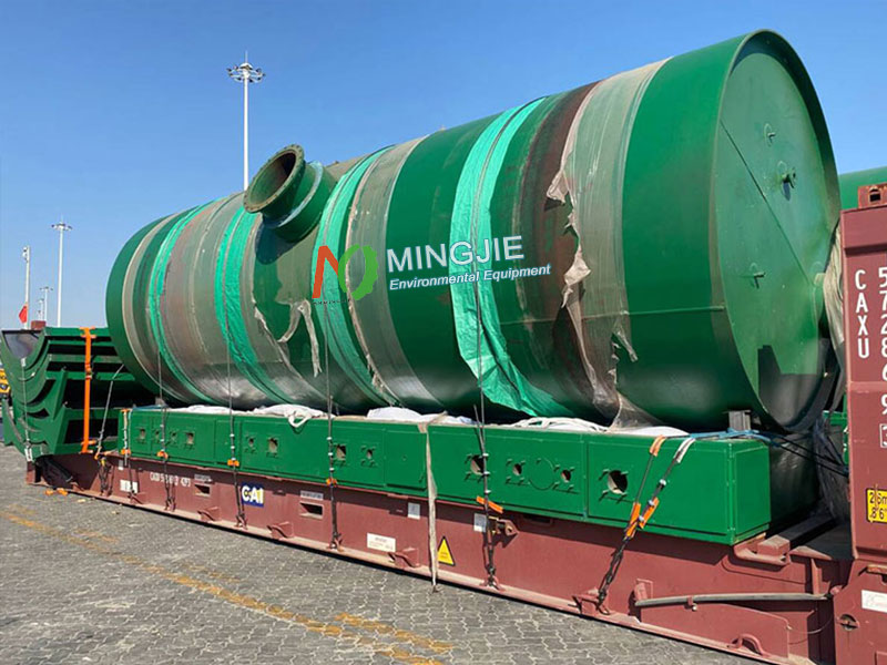 3 Pyrolysis Plants for Sale to South Africa 2 MJZ-20 Pyrolysis Oil Distillation Plant