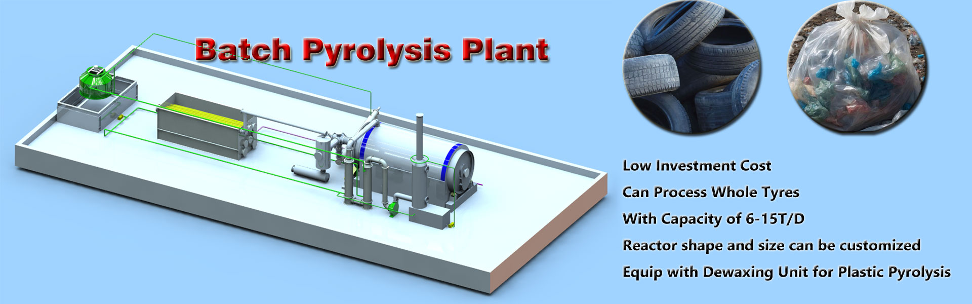 Batch Pyrolysis Plant