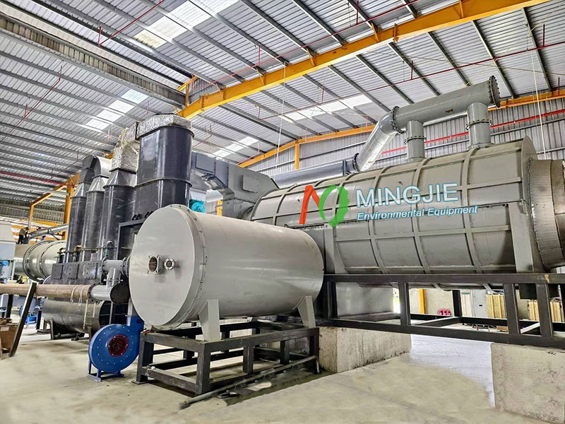 What is the Biomass Pyrolysis Products 2 Biomass Carbonization Machine for Sale to Vietnam