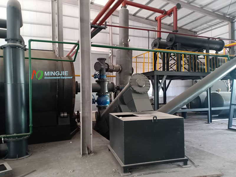 Semi Continuous Waste Tyre Pyrolysis Plant for Sale 4 Continuous Waste Tire Pyrolysis Plant