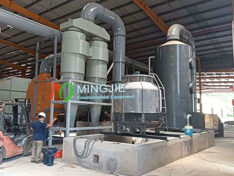 MJT-3000 Biomass Carbonization Machine for Sale to Vietnam 6 MJT-3000 Biomass Carbonization Machine for Sale