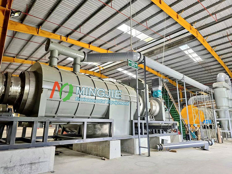 MJT-3000 Biomass Carbonization Machine for Sale to Vietnam 1 MJT-3000 Biomass Carbonization Plant for Sale