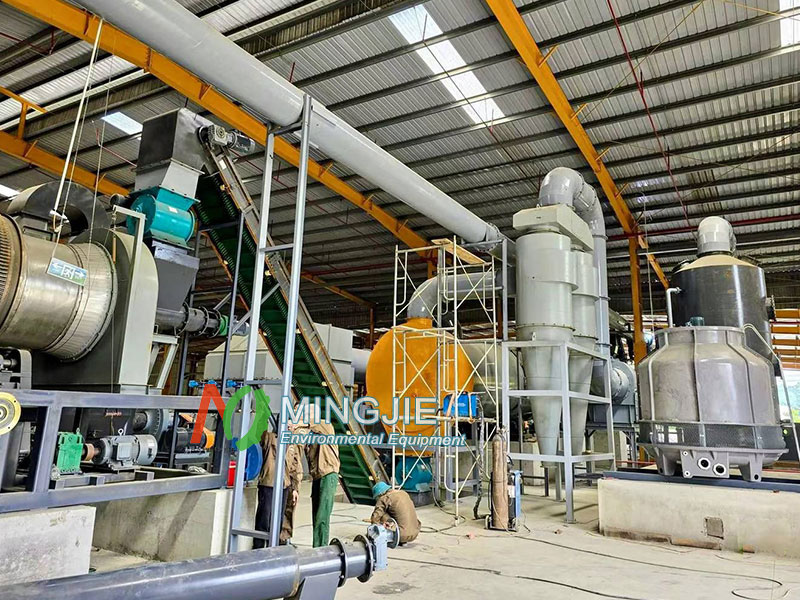 MJT-3000 Biomass Carbonization Machine for Sale to Vietnam 2 MJT-3000 Biomass Carbonization Plant in Vietnam