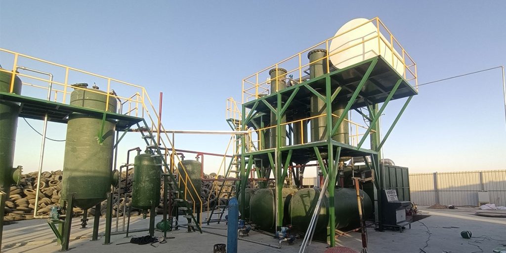MJZ-20 Plastic Pyrolysis Oil Distillation Plant for Sale to Vietnam 6 MJZ-6 Waste Oil Distillation Plant for Sale to Iraq