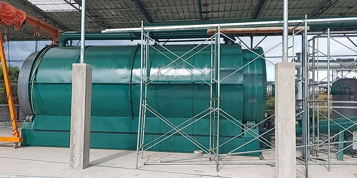 Municipal Waste Pyrolysis Plant for Sale to Philippines
