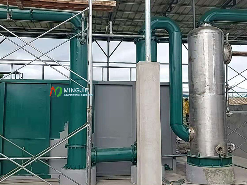 Tyre Recycling Plant for Energy Conversion 3 Purification System