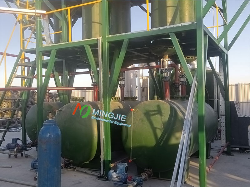 Pyrolysis Oil Distillation Plant in to Iraq