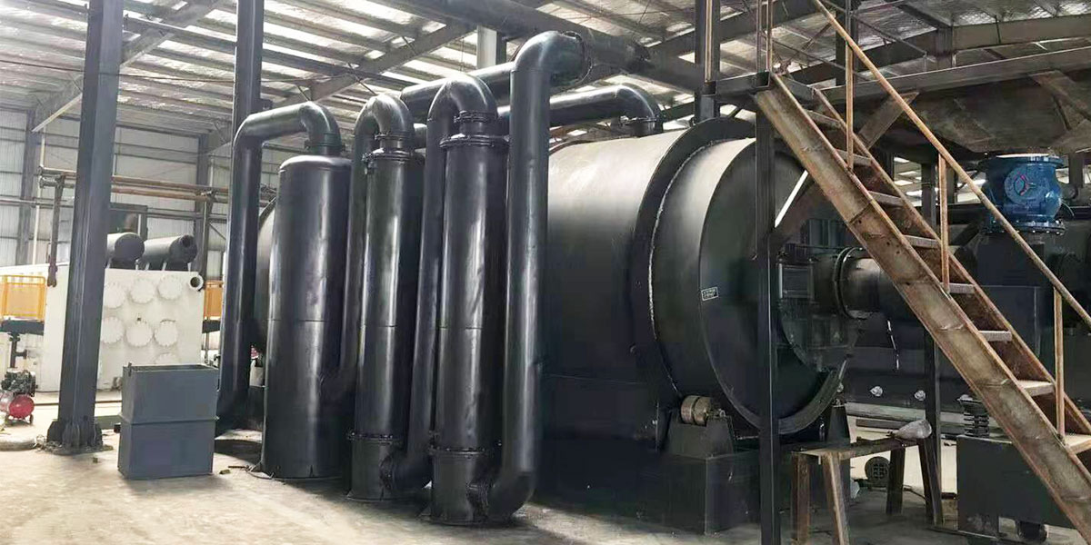 Semi Continuous Tire Pyrolysis Plant