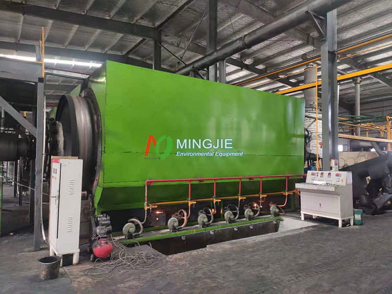 Semi Continuous Tyre Pyrolysis Plant for Sale 2 Semi Continuous Tyre Pyrolysis Equipment