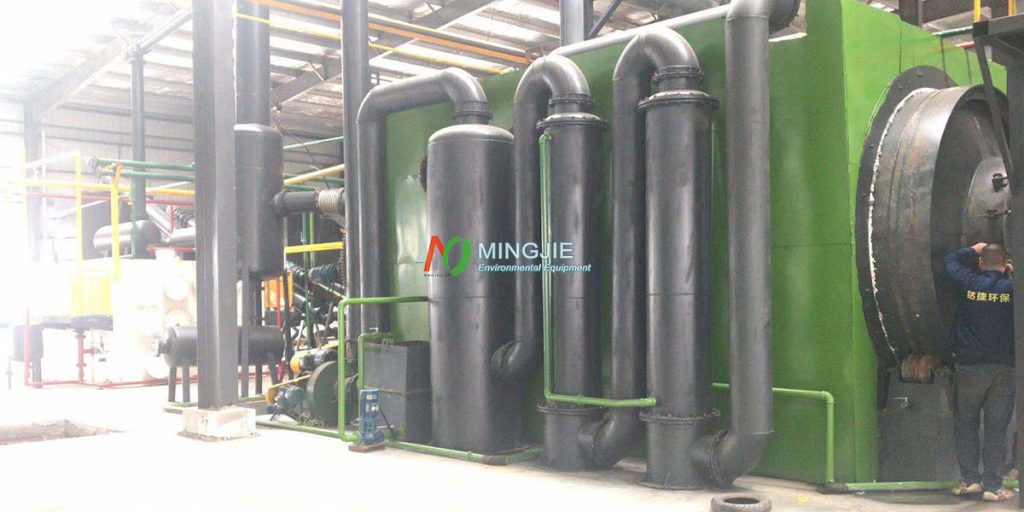 Tyre to Diesel Recycling Plant 6 Semi Continuous Tyre Recycling Pyrolysis Plant