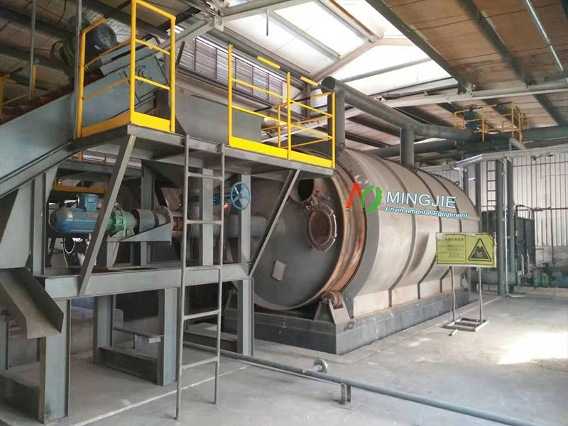 Tyre Recycling Pyrolysis Plant for Sale to Lebanon 2 Waste Tire Recycling Pyrolysis Plant