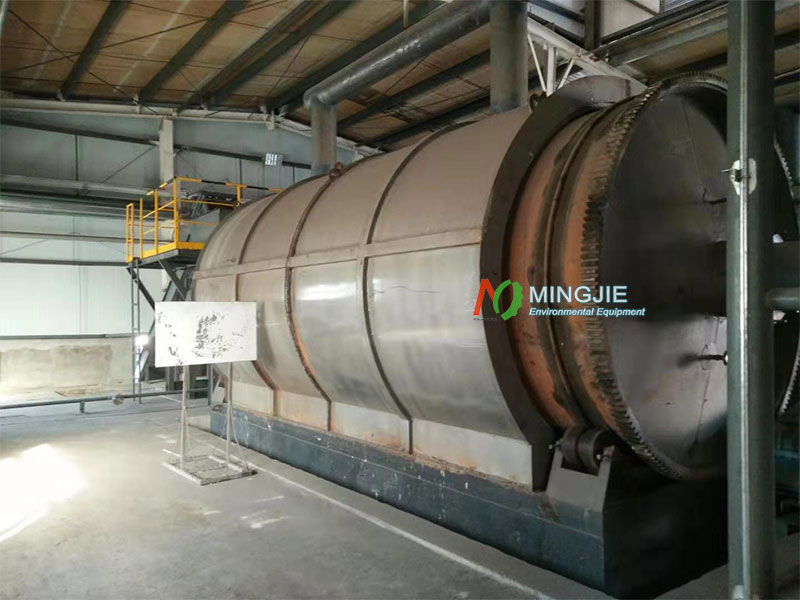 Tyre Recycling Pyrolysis Plant for Sale to Lebanon 7 Waste Tyre Recycling Pyrolysis Plant