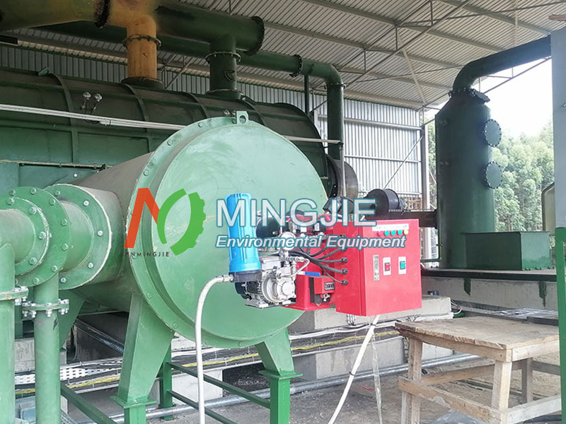 What is the Biomass Charcoal Making Machine 7 Heating System