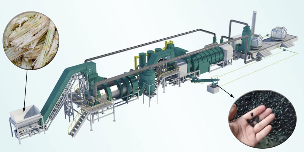 How Biochar Production Machine Converts Bagasse into Charcoal 3 Biochar Production Machine