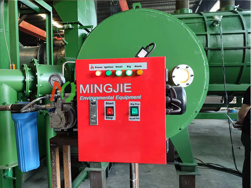 Waste Biomass Pyrolysis Process 4 Heating System