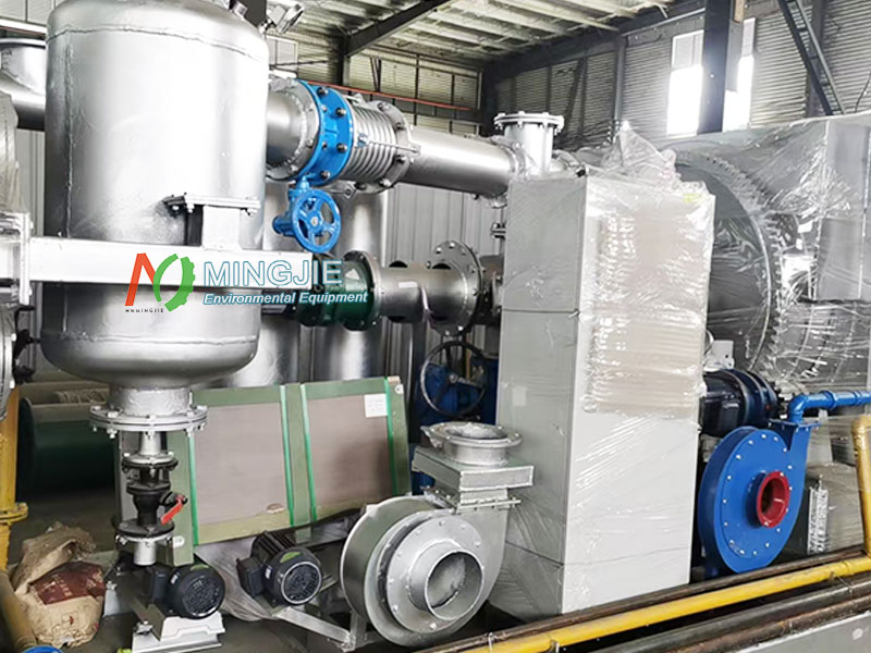 MJ-2 Waste Tire Pyrolysis Machine for Sale to Peru 3 MJ-2 Waste Tire Pyrolysis Machine for Sale