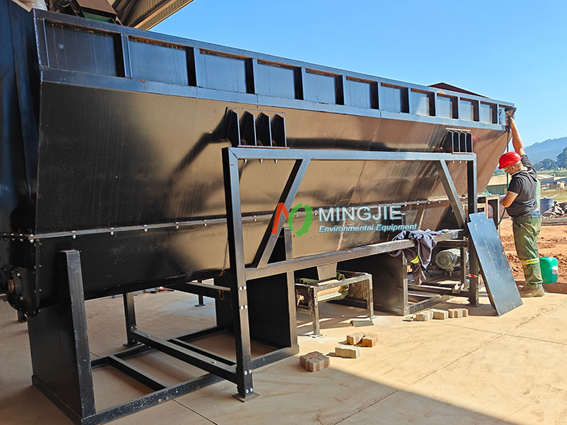 Charcoal Making Equipment for Waste Biomass Recycling 5 Storage Bin