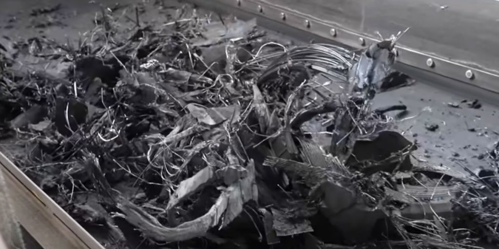 Waste Tyre Rubber Pyrolysis Process 1 Tire Pretreatment Process