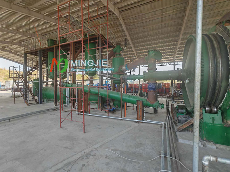 MJ-15 Waste Pyrolysis Plant for Sale to Poland 5 Waste Plastic Pyrolysis Plant