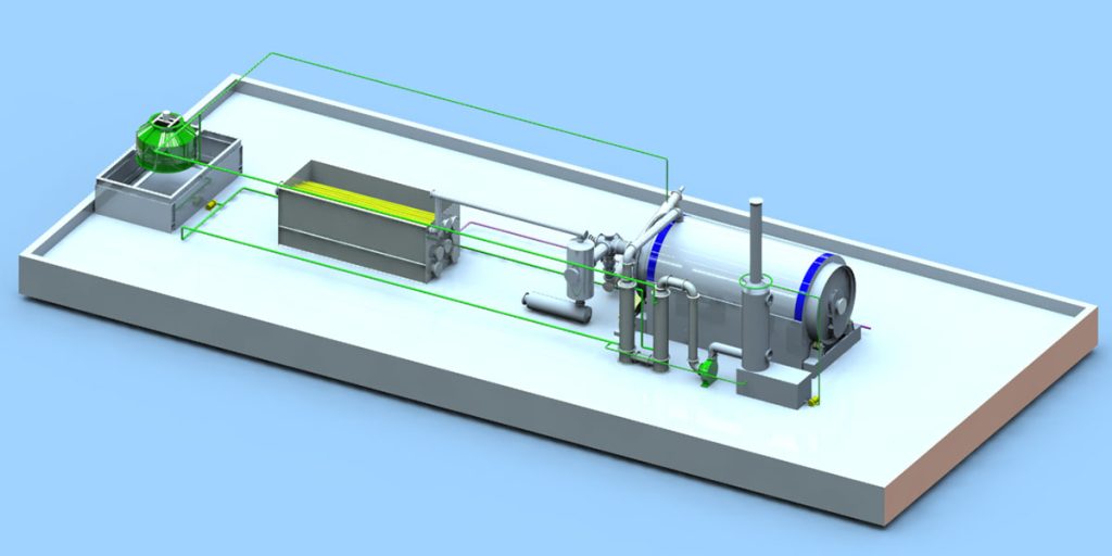 Tire Pyrolysis Machine for Waste Recycling Solution 1 Batch Tire to Oil Pyrolysis Plant