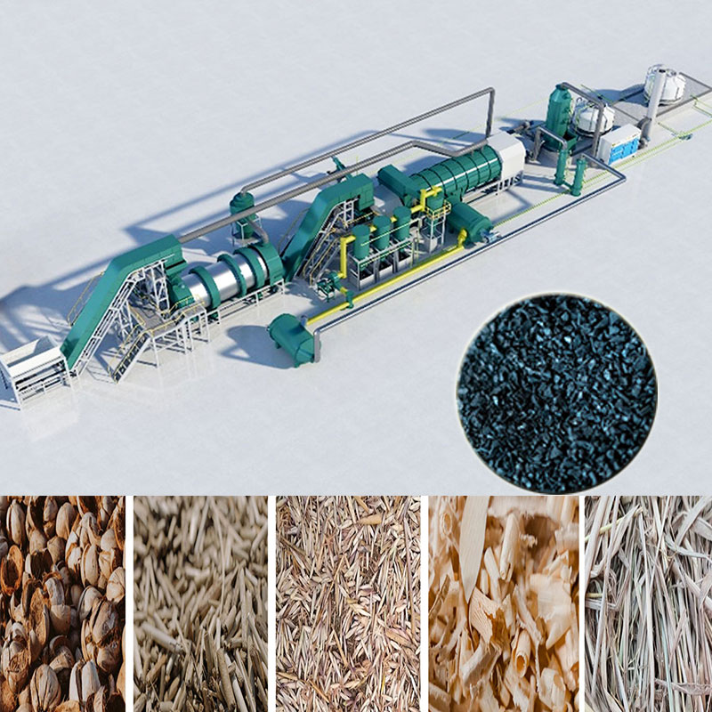 Continuous Pyrolysis - Key Solution for Solid Waste Treatment 2 Biomass Pyrolysis Plant