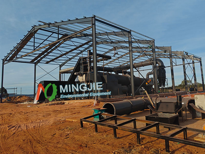 Continuous Carbonization Equipment for Charcoal Making 5 Carbonization Plant in South Africa