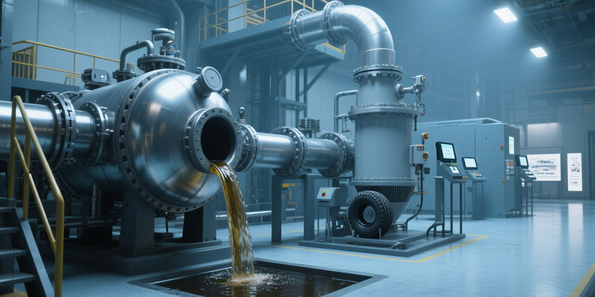 Continuous Waste Tyre Pyrolysis Oil Production Line