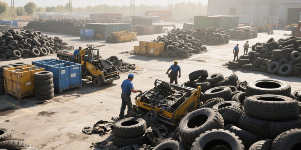 Pyrolysis of Waste Tyre for Carbon Emission Reduction 2 Effective Tyre Waste Recycling Process