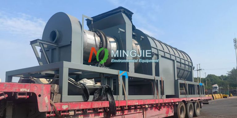 MJT-2000 Biochar Making Machine for Sale to Saudi Arabia