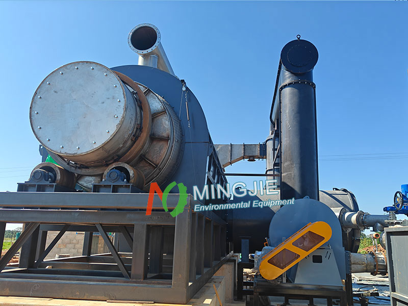 Continuous Carbonization Equipment for Charcoal Making 7 Pyrolysis Carbonization Reactor