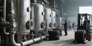 Pyrolysis Tire Recycling System