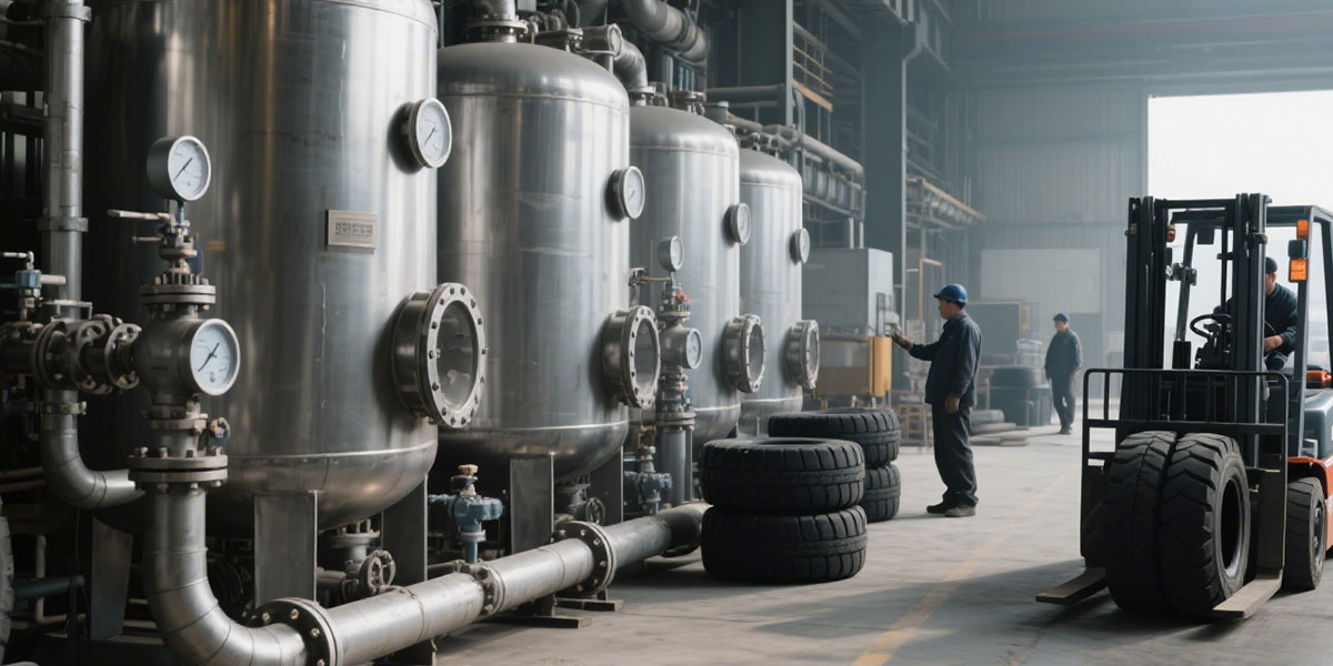 Pyrolysis Tire Recycling System