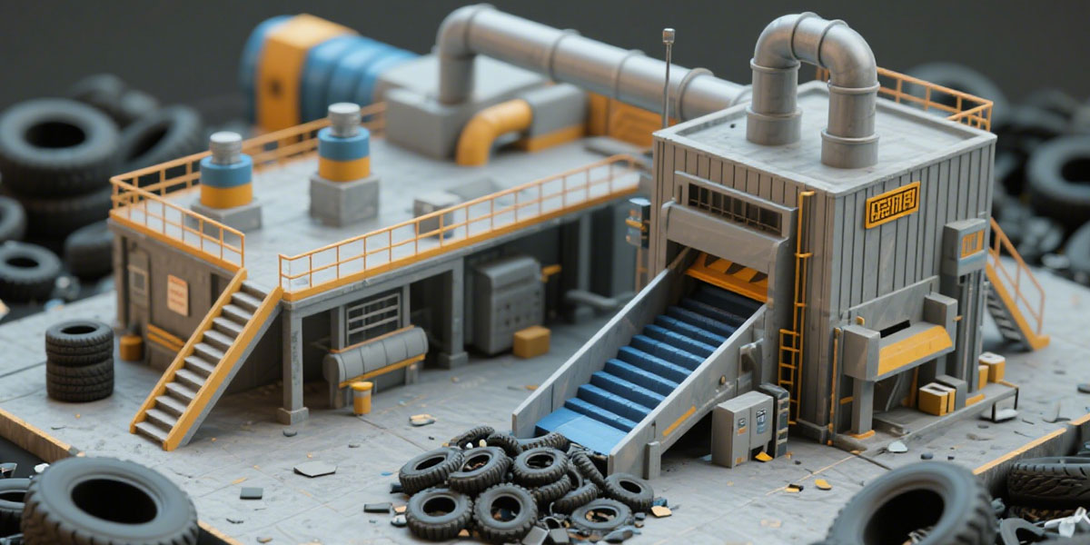 Scrap Tyre Recycling Plant