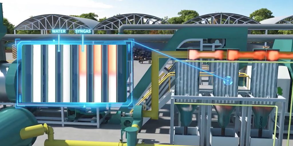 Biomass to Biochar Production Line 3 Syngas Use