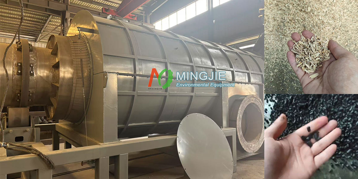 Biochar Manufacturing Machine for Biomass Processing