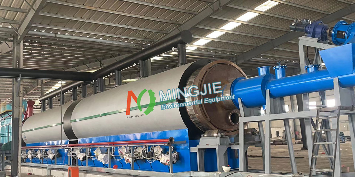 Rubber Pyrolysis Plant - Solution for Solid Waste Recycling 4 Continuous Tyre Pyrolysis Technology