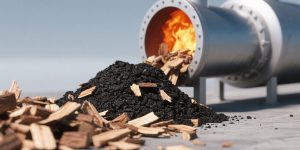 Pyrolysis of Wood Chips