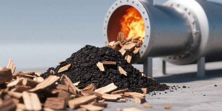 Pyrolysis of Wood Chips