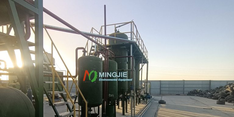 Tyre to Diesel Recycling Plant