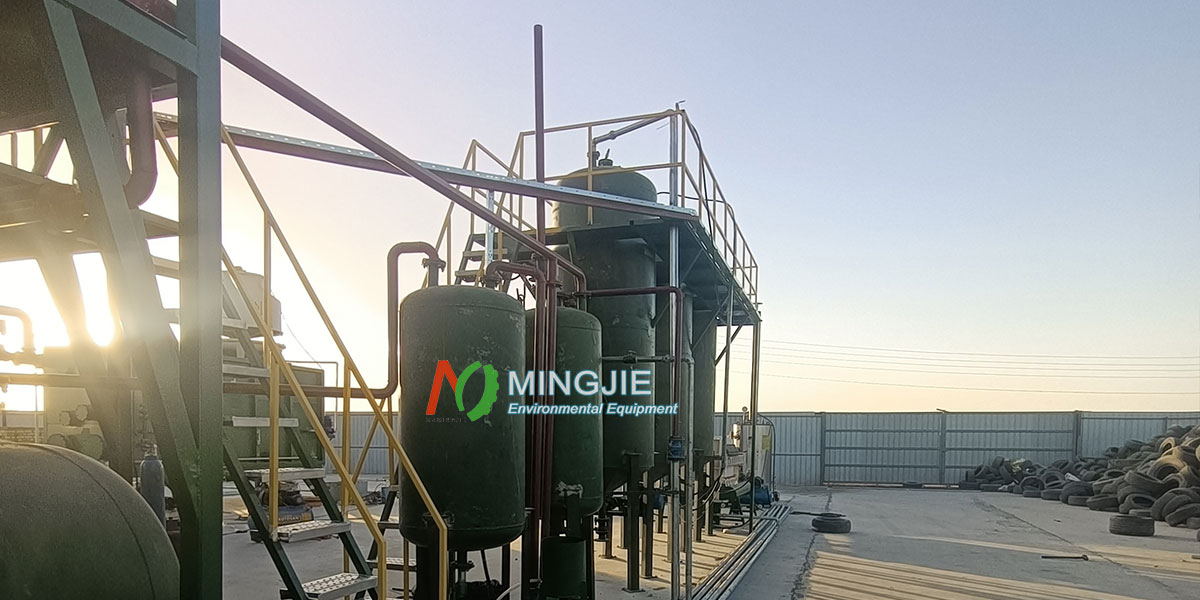 Tyre to Diesel Recycling Plant