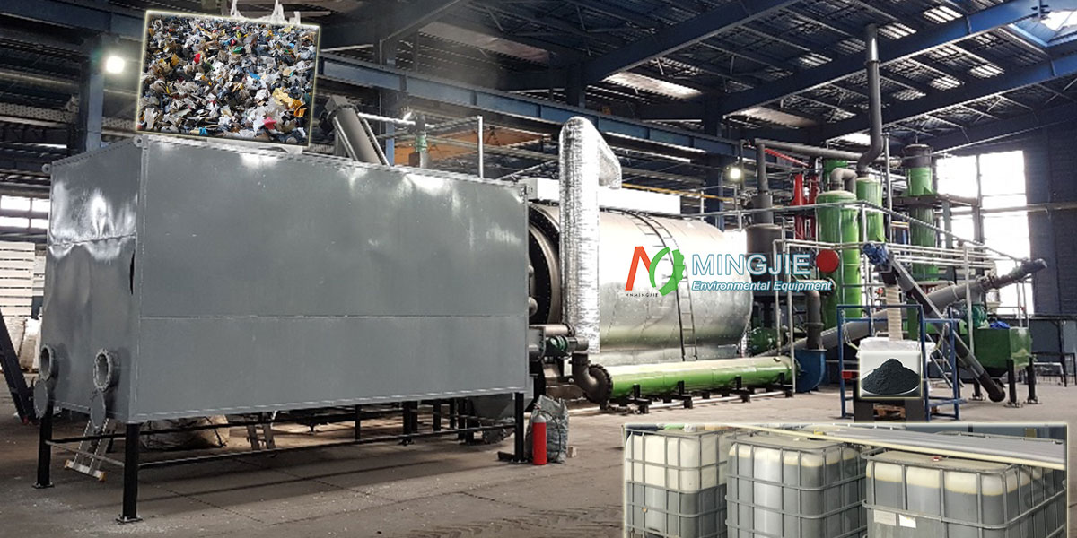 Waste Plastic Pyrolysis To Fuel Plant for Recycling
