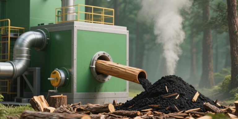 Wood Biochar Production From Forest Waste to Green Treasure