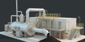 Wood Pyrolysis Plant for Biochar Making