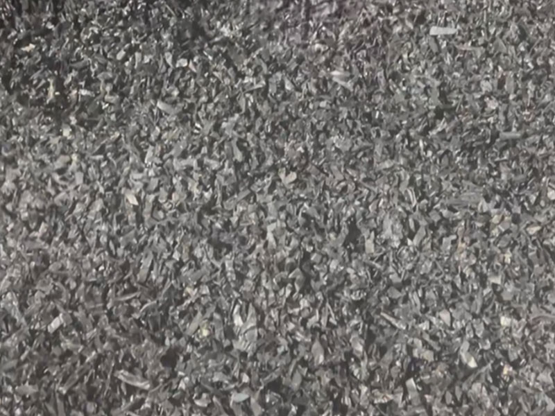Pyrolysis Carbonization Equipment for Paint Stripping 3 Carbonized Aluminum Chips