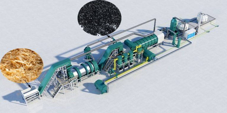 Continuous Bamboo Biochar Production Equipment