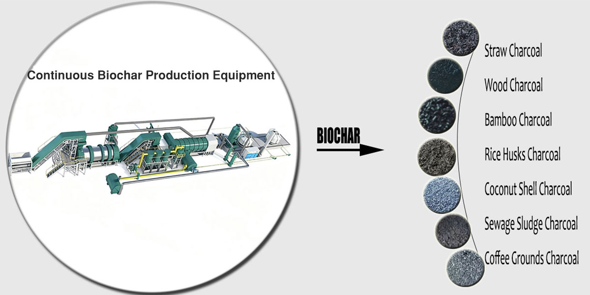 Continuous Biochar Production Equipment