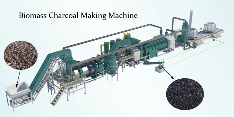 Nut Shell Charcoal Making Machine