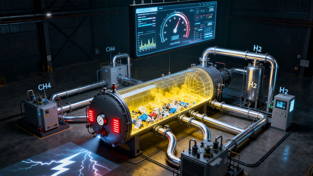 Plastic Waste to Energy Pyrolysis